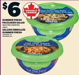 Loblaws Summer Fresh packaged salad offer