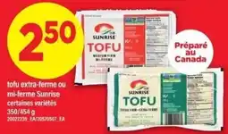 Maxi Sunrise tofu offer