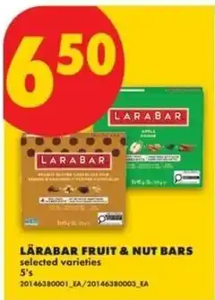 No Frills Larabar fruit & nut bars offer