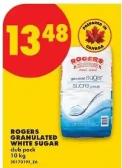 No Frills rogers granulated white sugar offer