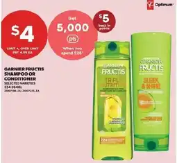 Real Canadian Superstore Garnier Fructis shampoo or conditioner offer