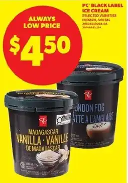 Real Canadian Superstore PC black label ice cream offer