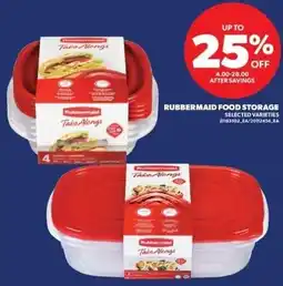 Real Canadian Superstore Rubbermaid food storage offer