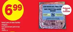 Maxi lean ground beef pork & veal offer