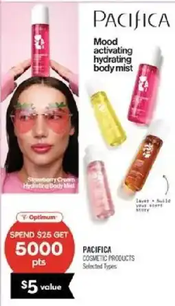 Shoppers Drug Mart Pacifica mood activating hydrating body mist offer