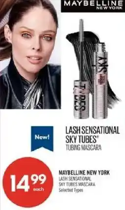 Shoppers Drug Mart Maybelline New York lash sensational sky tubes mascara offer