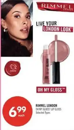 Shoppers Drug Mart Rimmel London Oh My Gloss Lip Gloss offer