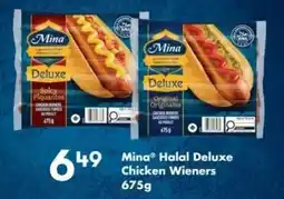 Fortinos Mina Halal Deluxe Chicken Wieners offer