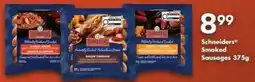 Fortinos Schneiders smoked sausages offer