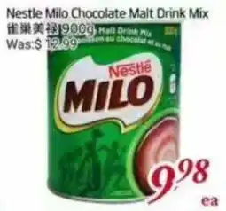 Foody Mart Nestle Milo Chocolate Malt Drink Mix offer