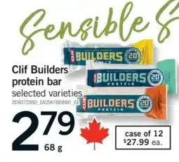 Fortinos Clif Builders protein bar offer