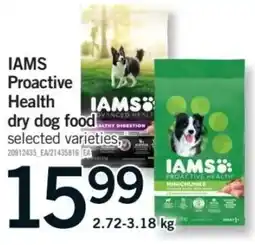 Fortinos Iams proactive health dry dog food offer