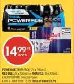 Shoppers Drug Mart Powerade Slam Pack offer