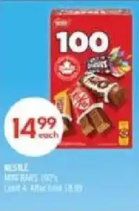 Shoppers Drug Mart Nestle mini bars 100's offer