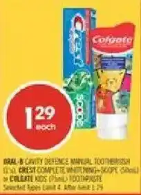 Shoppers Drug Mart oral-b cavity defence manual toothbrush offer