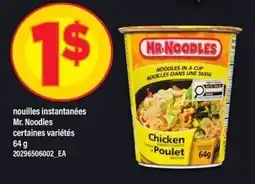 Maxi Mr. Noodles noodles in a cup offer