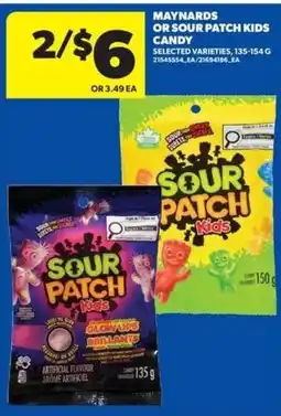 Real Canadian Superstore Maynards or Sour Patch Kids candy offer
