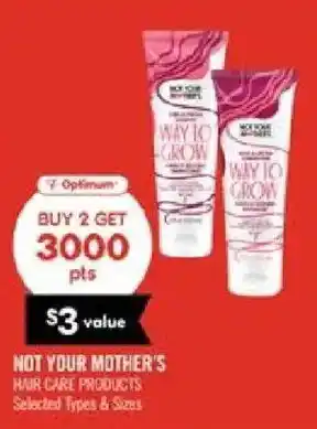 Shoppers Drug Mart Not Your Mother's Hair Care Products offer