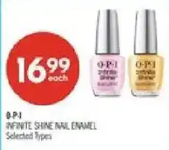 Shoppers Drug Mart OPI infinite shine nail enamel offer