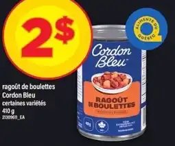 Maxi Cordon Bleu ragout de boulettes offer