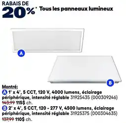 RONA Tous les panneaux lumineux offer