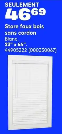 RONA Store faux bois sans cordon offer