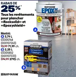 RONA Rust-Oleum epoxy shield offer