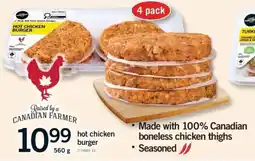 Fortinos Forting hot chicken burger offer
