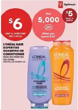 Real Canadian Superstore L'Oréal Hair Expertise Shampoo or Conditioner offer