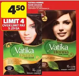 Real Canadian Superstore Vatika Henna Hair Colour offer