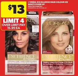 Real Canadian Superstore L'oreal excellence hair colour or root cover up offer