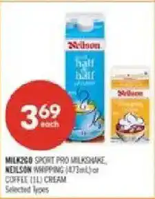 Shoppers Drug Mart Neilsen whipping cream offer