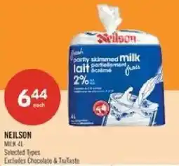 Shoppers Drug Mart Neilson milk offer