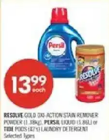 Shoppers Drug Mart resolve gold ox-action stain remover powder offer