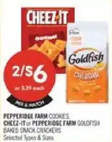 Shoppers Drug Mart Pepperidge Farm cookies offer