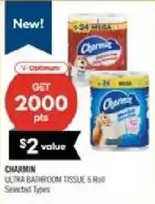 Shoppers Drug Mart Charm ultra bathroom tissue 6 rim offer