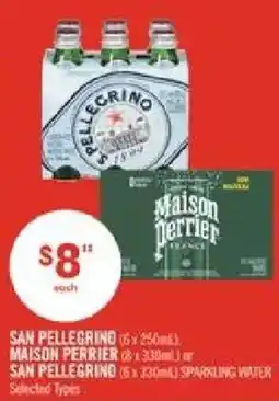 Shoppers Drug Mart San pellegrino sparkling water offer