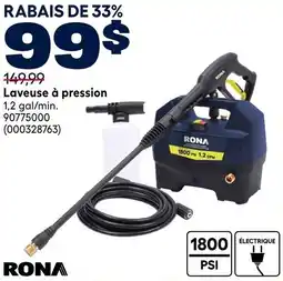 RONA Rona pressure washer offer