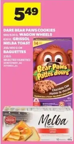 Real Canadian Superstore Dare Bear Paws Cookies offer