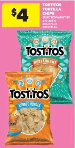 Real Canadian Superstore Tostitos tortilla chips offer