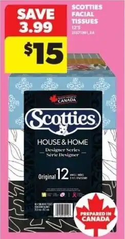 Real Canadian Superstore Scotties facial tissues offer
