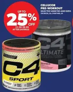 Real Canadian Superstore Cellucor pre-workout offer
