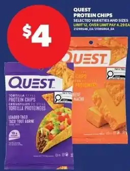 Real Canadian Superstore Quest protein chips offer