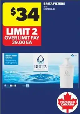 Real Canadian Superstore Brita filters offer