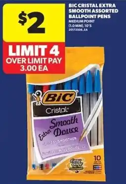 Real Canadian Superstore Bic cristal extra smooth assorted ballpoint pens offer