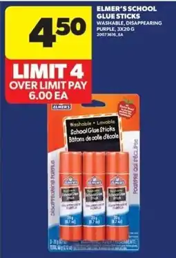 Real Canadian Superstore Elmer's school glue sticks offer