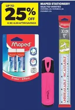 Real Canadian Superstore Maped stationery offer