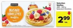 Metro Selection original homestyle waffles offer