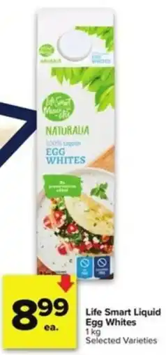 Metro Life Smart Liquid Egg Whites offer