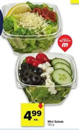 Metro Mini Salads offer